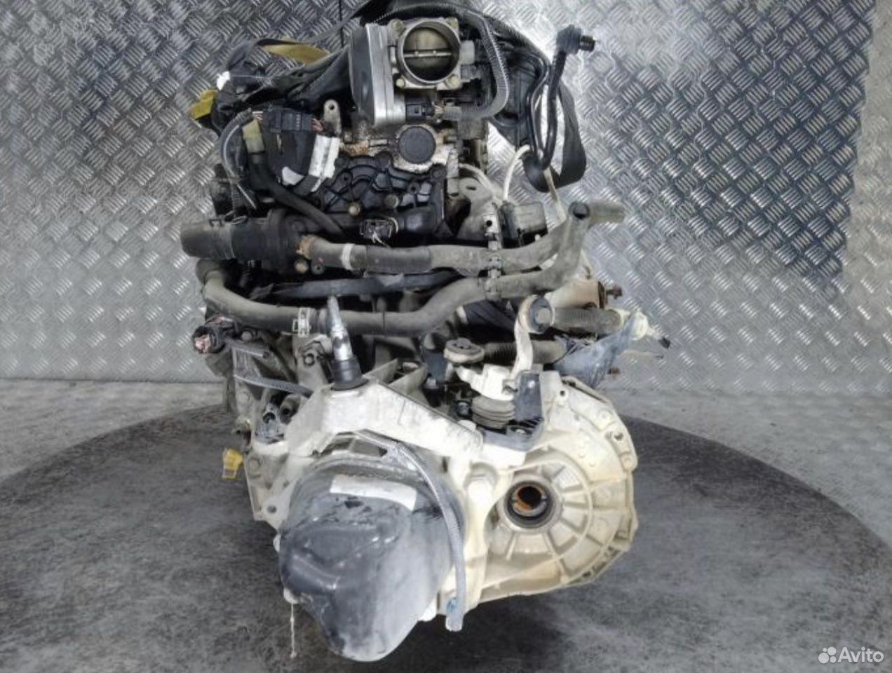 двигатель Renault Modus 1 поколение 2006, 1.4 л., K4J770 - фото №1