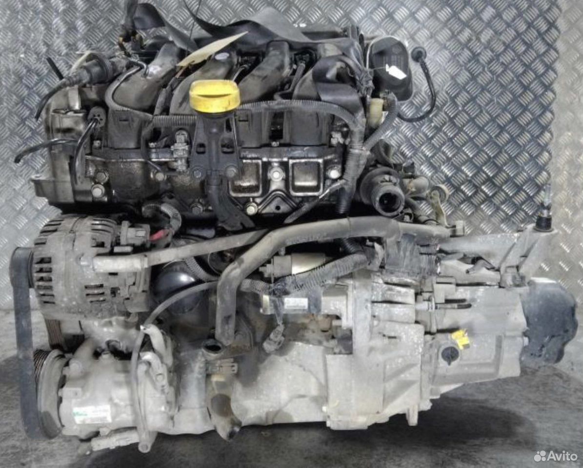 двигатель Renault Modus 1 поколение 2006, 1.4 л., K4J770 - фото №1