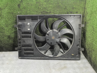 вентилятор радиатора Skoda Octavia 3 поколение (A7) 2013, 1.8 л., бензин, МКПП, лифтбэк, 5Q0959455F, 5Q0121207AC, 5Q0121205N