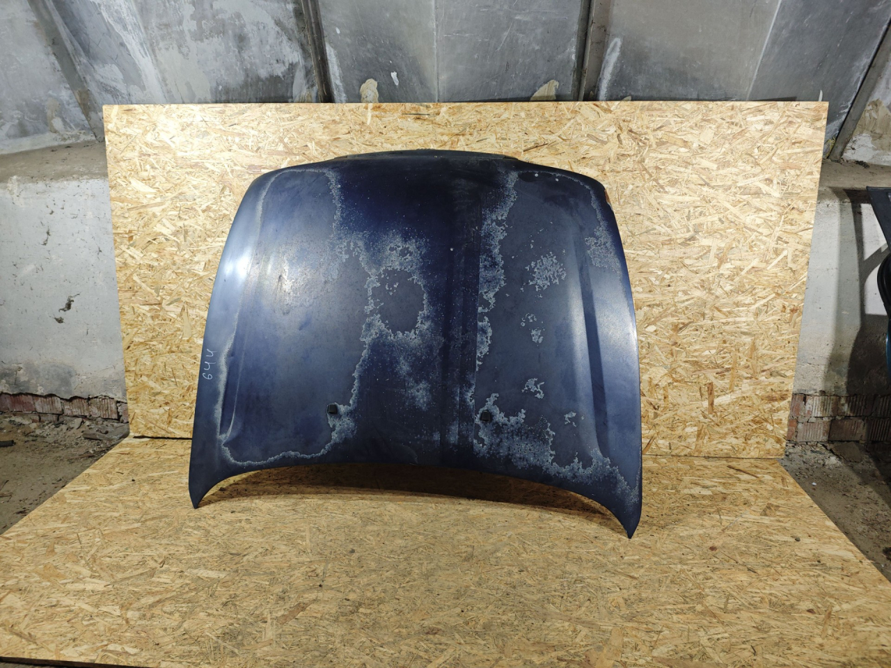 капот Fiat Marea 1 поколение 2000, 1.9 л., JTD, дизель, МКПП, универсал - фото №1