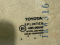 стекло двери задней левой Toyota Carina E 1 поколение T190 1997, 2.0 л., 3S-FE, бензин, МКПП, универсал - фото №2