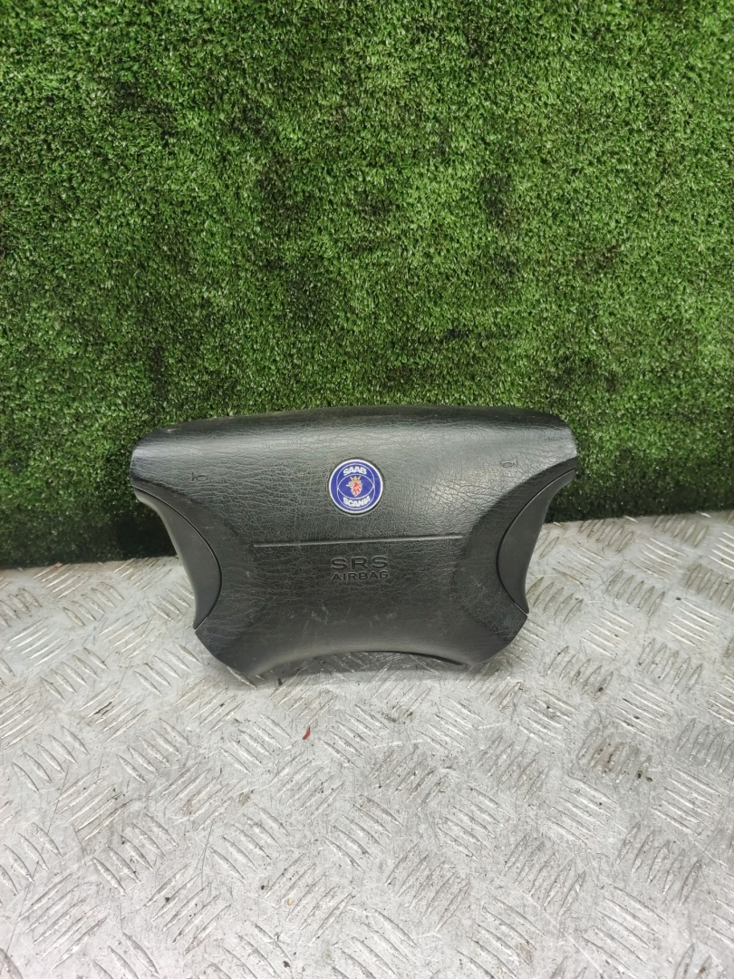подушка безопасности водителя Saab 9-3 1 поколение 2002, 2.0 л., бензин, МКПП, хетчбэк 5 дв. - фото №1