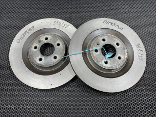 диски тормозные (комплект) Porsche Macan 1 поколение 95B 2015, 3.0 л., MCT.MA, бензин, АКПП, внедорожник 5 дв., 95B615301M