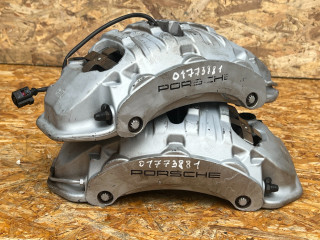 суппорт Porsche Cayenne 958 2014, 4.8 л., M 48.02, бензин, АКПП, внедорожник 5 дв., 7PP615123, 20A22105