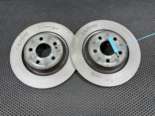 диски тормозные (комплект) Mercedes-Benz GLB-Класс 1 поколение 2020, 2.0 л., бензин, АКПП, внедорожник 5 дв., A2474230312