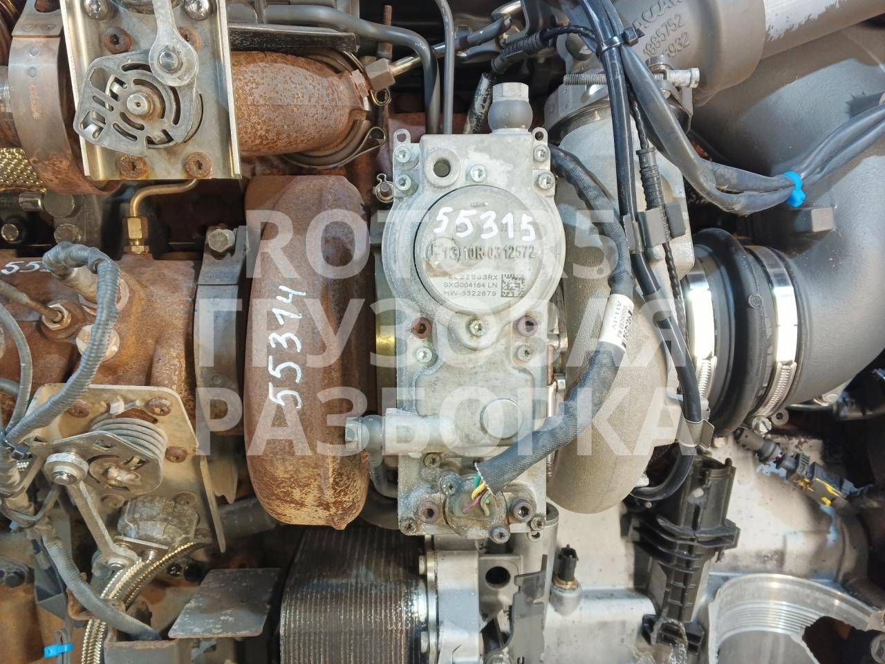 турбина DAF XF 106 1 поколение 2016, 12.9 л., MX-13 340, дизель, 2047386R - фото №1