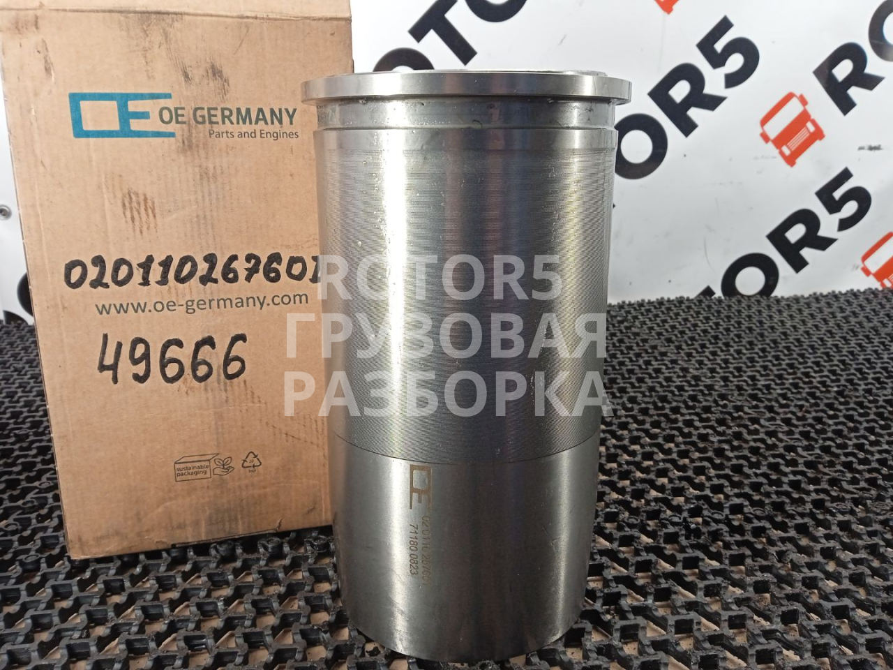 гильза цилиндра MAN TGA 1 поколение 2008, 12.8 л., D 2876 LF 04, дизель, 020110267601 - фото №1