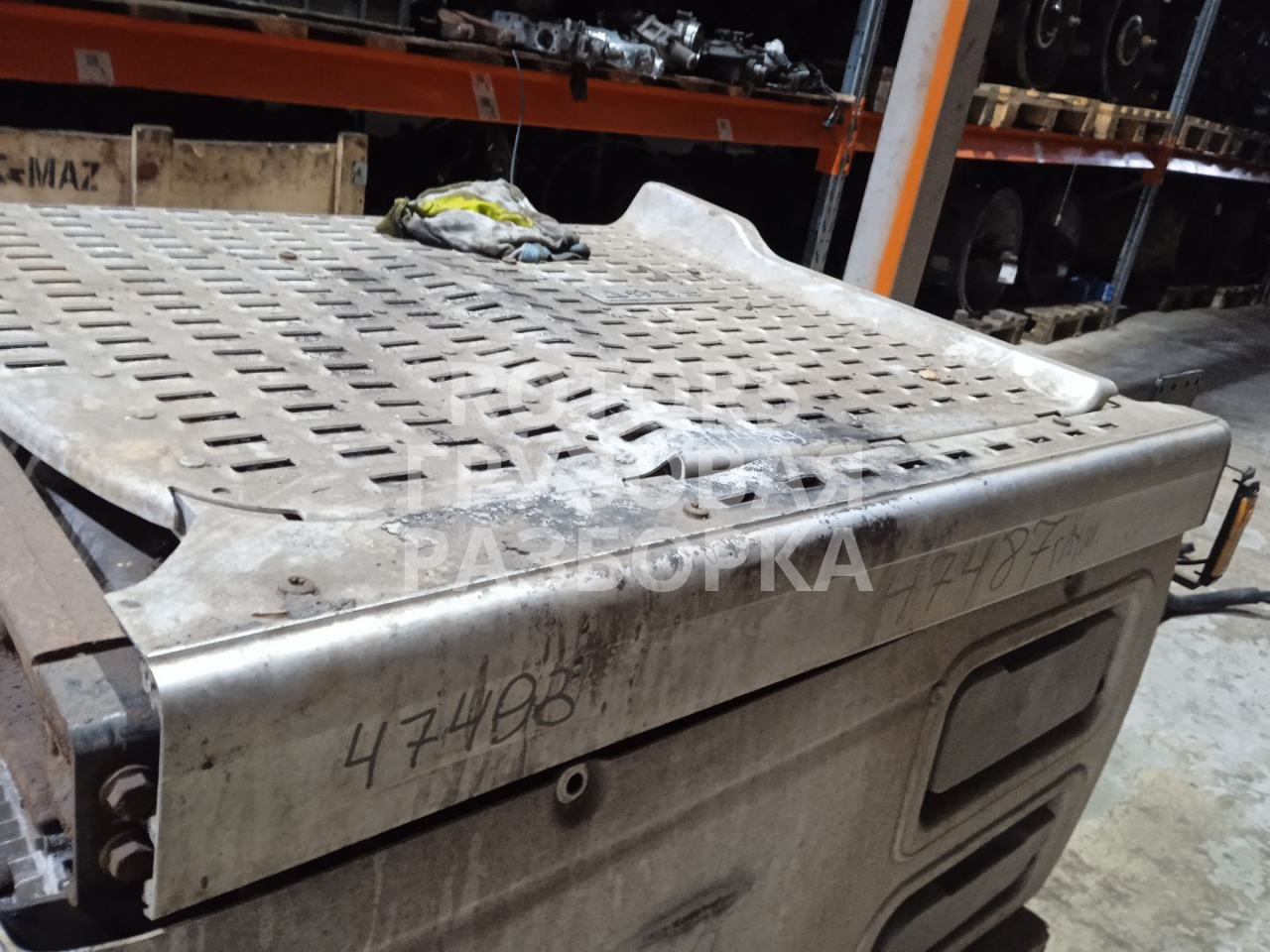 облицовка глушителя DAF XF 106 1 поколение 2014 - фото №1