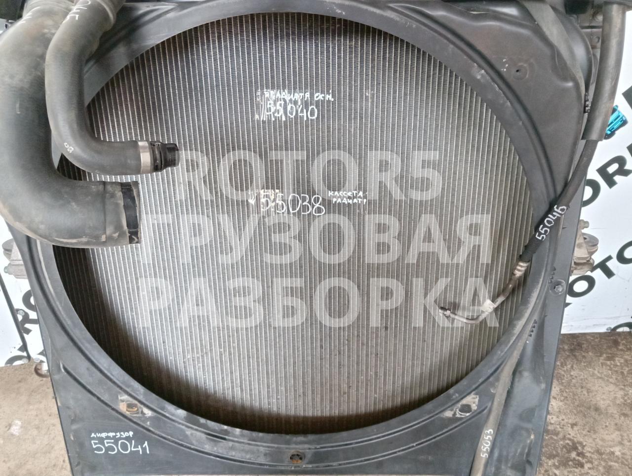 радиатор охлаждения (основной) MAN TGX 1 поколение 2018, 12.4 л., D 2676 LF 46, дизель, 81061006875 - фото №1