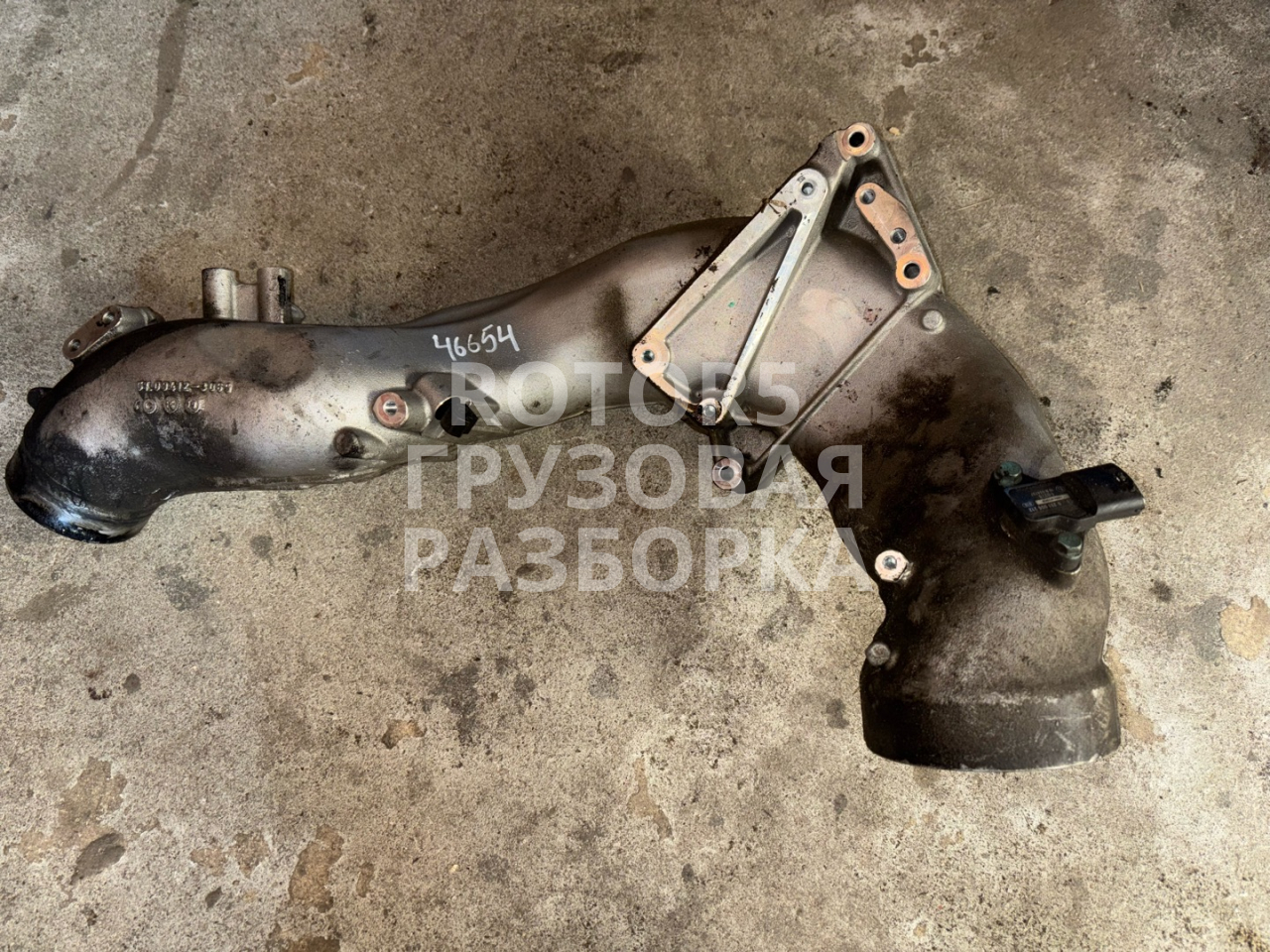 патрубок интеркулера MAN TGX 1 поколение 2019, 12.4 л., D 2676 LF 51, дизель, 51094123069 - фото №1