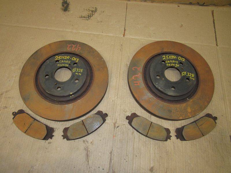 диски тормозные (комплект) Toyota Camry 9 поколение XV70 2022, 2.5 л., гибрид - фото №1