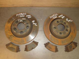 диски тормозные задние Audi A4 B9 [рестайлинг] 2021, 2.0 л., бензин