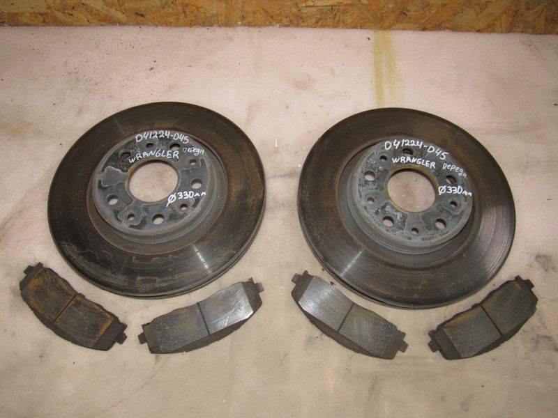 диски тормозные (комплект) Jeep Wrangler 4 поколение 2019, 2.0 л., бензин - фото №1