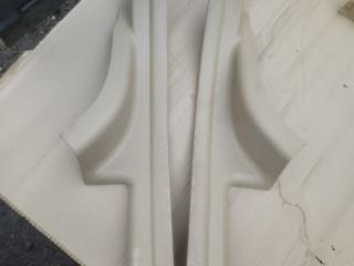 накладка на порог внутренняя BMW 7 серия E65/E66/E67 [рестайлинг] E65 2006, 4.8 л., бензин, АКПП, светло синий, седан, задний привод, правый руль