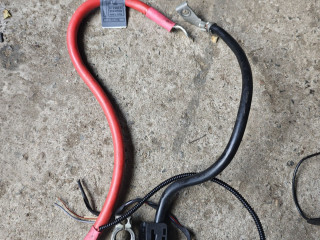 минусовой провод аккумулятора BMW 5 серия E60/E61 [рестайлинг] E60 2007, 3.0 л., дизель, АКПП, синий, седан, задний привод, правый руль