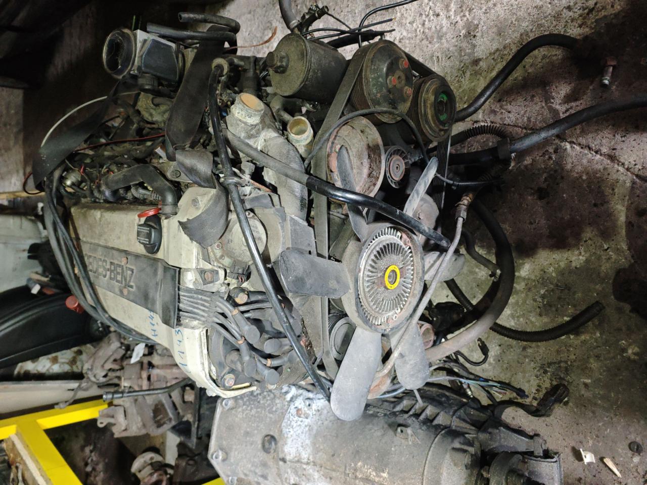 двигатель Mercedes-Benz S-Класс W140/C140 W140 1993, 3.2 л., бензин, АКПП, темно серый, седан, задний привод, правый руль - фото №1