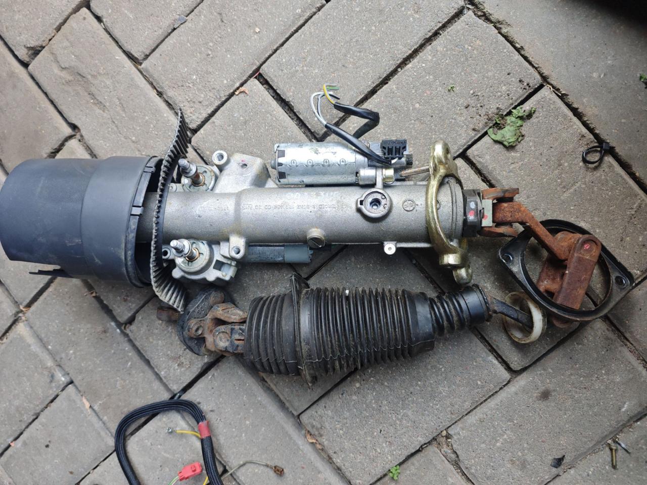 рулевая колонка Mercedes-Benz S-Класс W140/C140 W140 1993, 3.2 л., бензин, АКПП, темно серый, седан, задний привод, правый руль - фото №1
