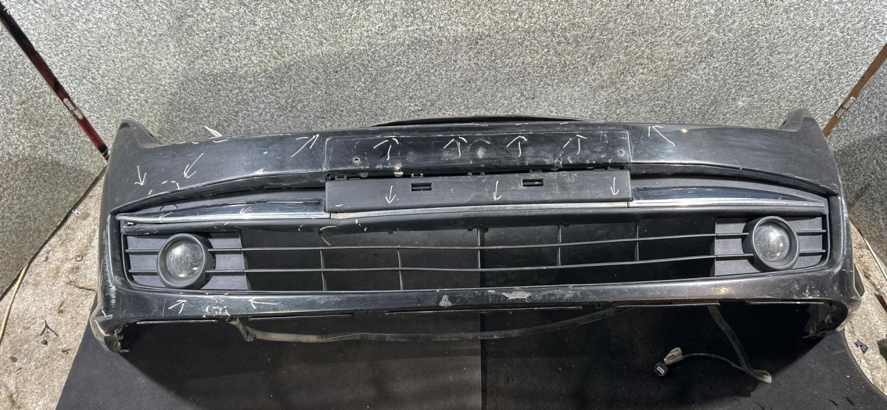 бампер передний Renault Laguna 3 поколение (2007 - 2012), 620220001 - фото №1