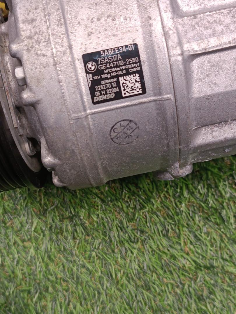 компрессор кондиционера BMW 5 серия G60/G61 2024, 2.0 л., b48b20s, бензин, АКПП, с4а, седан, полный привод, 5A6FE34, 64525A6FE34, 5B79512, 64525B79512 - фото №1