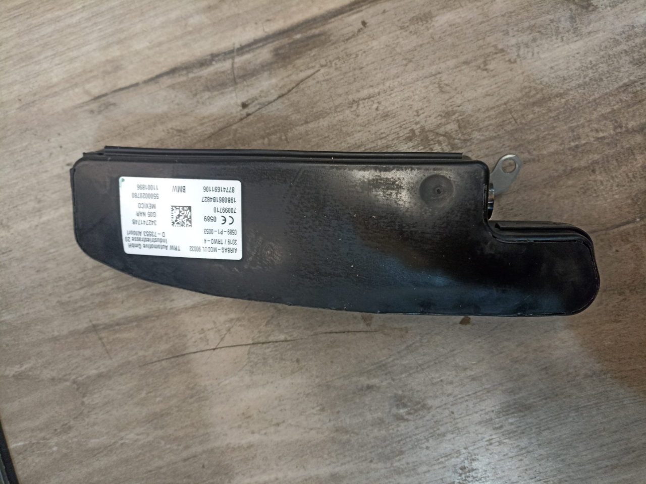 подушка безопасности сиденья BMW X5 G05 2019, 3.0 л., B58B30C, бензин, АКПП, a96, внедорожник 5 дв., полный привод, 72127416911, 7416911 - фото №1