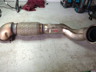 труба приемная глушителя Mercedes-Benz GLS-Класс X166 2018, 3.0 л., OM 642.826, дизель, АКПП, синий, внедорожник 5 дв., полный привод, правый руль, A1664900809