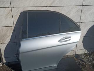 дверь задняя левая Mercedes-Benz C-Класс W204 [рестайлинг] C204 2011, 2.1 л., OM 651.911, дизель, АКПП, серебристый, седан, задний привод