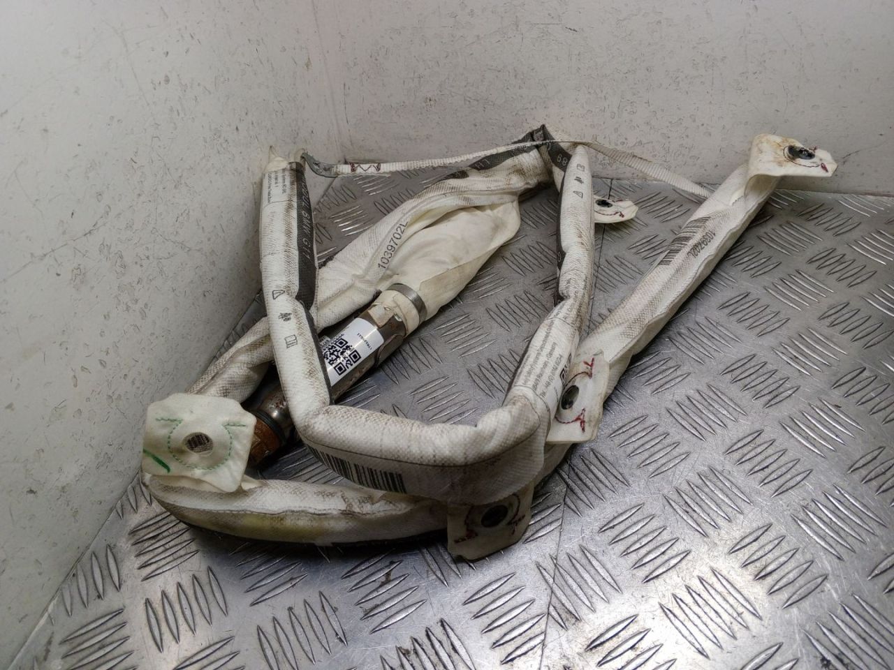 подушка безопасности боковая (шторка) BMW 7 серия G11/G12 G11 2017, 3.0 л., B57 D30 A, дизель, АКПП, carbonschwarz metallic (416), седан, задний привод, правый руль, 72117355807, 7355807 - фото №1