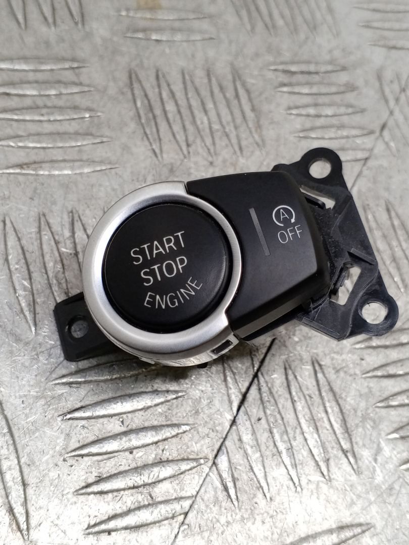 кнопка запуска двигателя BMW X5 F15 2017, 3.0 л., N57 D30 B, дизель, АКПП, carbonschwarz metallic (416), внедорожник 5 дв., полный привод, правый руль, 61319291690, 9291690 - фото №1