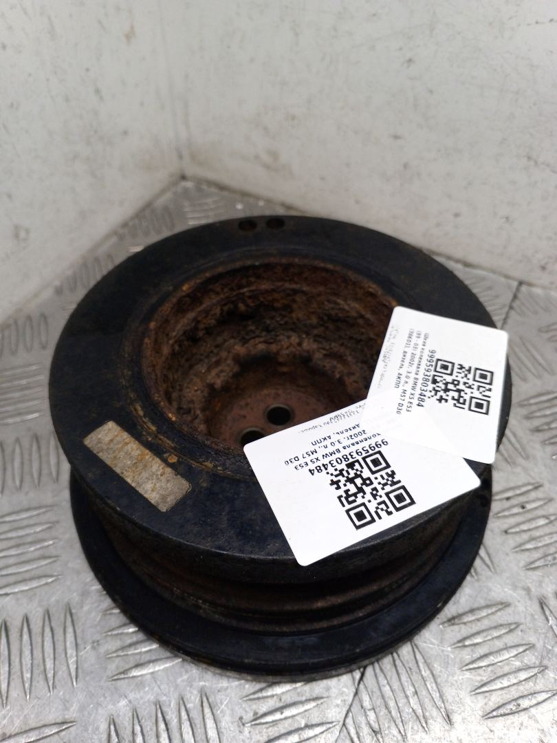 шкив коленвала BMW X5 E53 2002, 3.0 л., M57 D30 (306D1), дизель, АКПП, 12312247390, 2247390 - фото №1