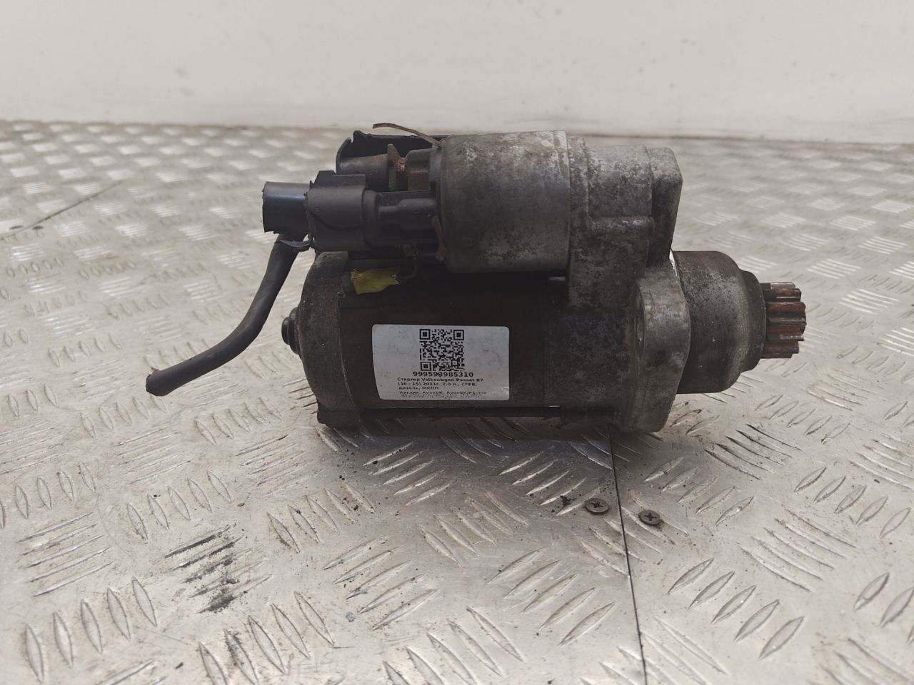 стартер Volkswagen Passat B7 2011, 2.0 л., CFFB, дизель, МКПП, CFF, CFFA, CFFB, CFG, CFGA, CFGB, CFH, CFHA, CFHB, CFHC, CLJ, CLJA - фото №1