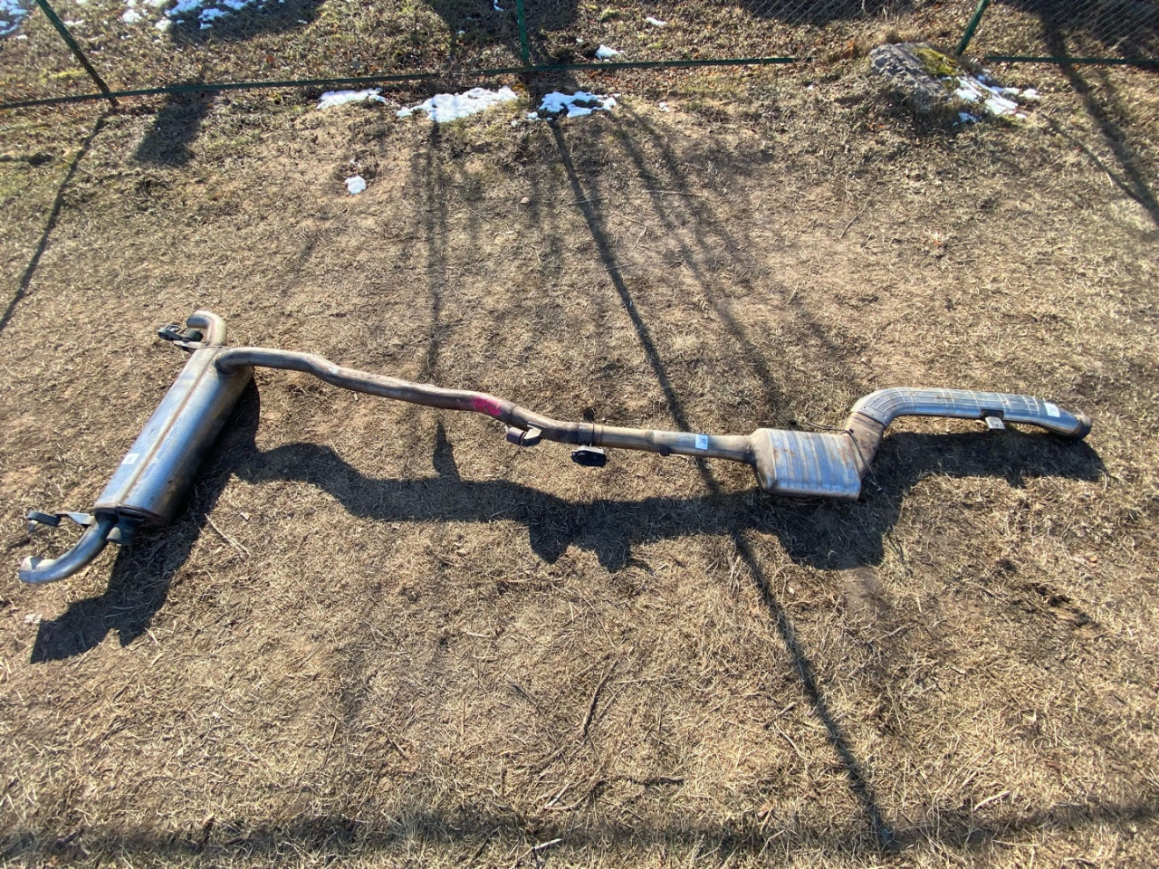 глушитель BMW 7 серия G11/G12 G11 2017, 3.0 л., B57 D30 A, дизель, АКПП, carbonschwarz metallic (416), седан, задний привод, правый руль, 8582057, 8582068 - фото №1