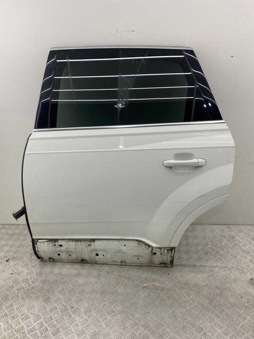 дверь задняя левая Audi Q7 4M 2018, 3.0 л., CZZA, дизель, АКПП, white 0q / c9a, внедорожник 5 дв., полный привод, правый руль - фото №1
