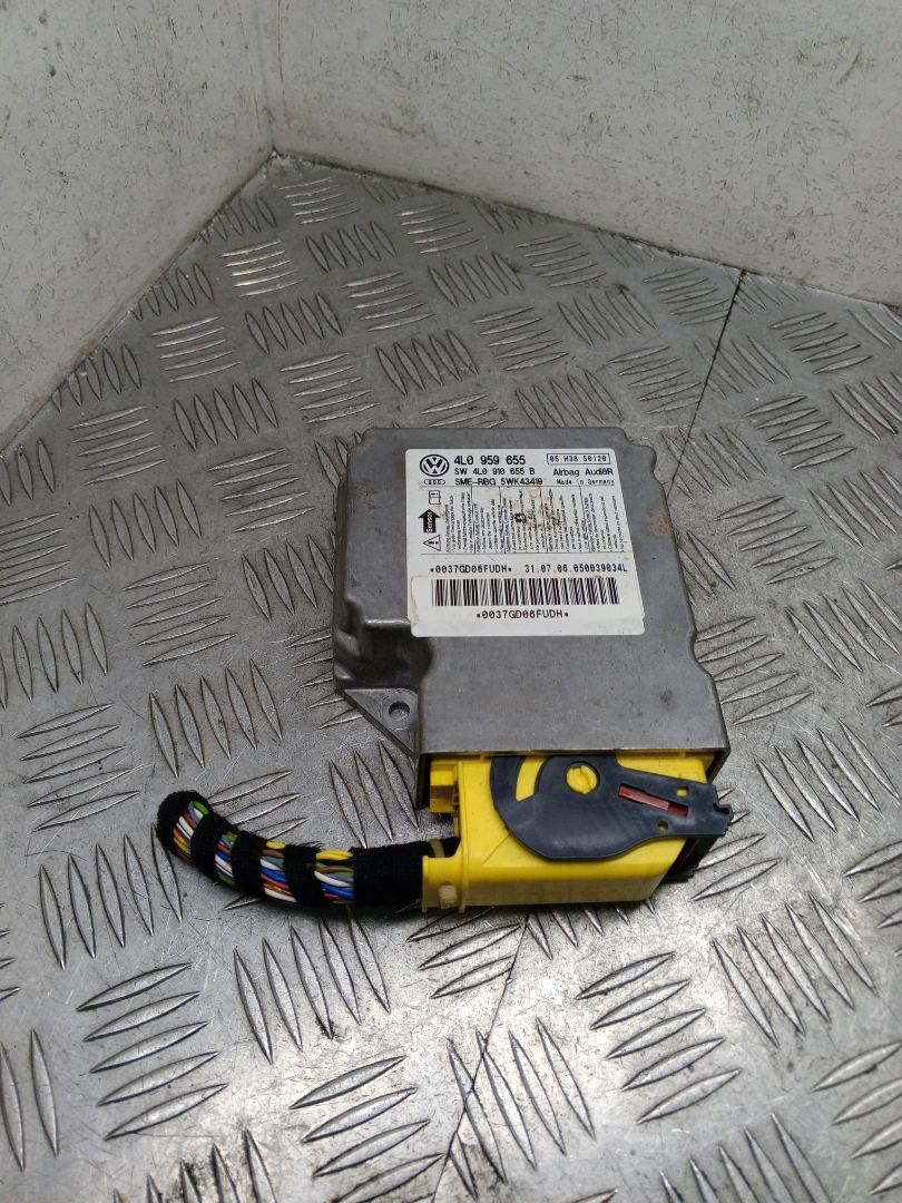 блок AirBag Audi Q7 4L 2007, 3.0 л., BUG, дизель, АКПП, полный привод, правый руль, 4L0959655 - фото №1