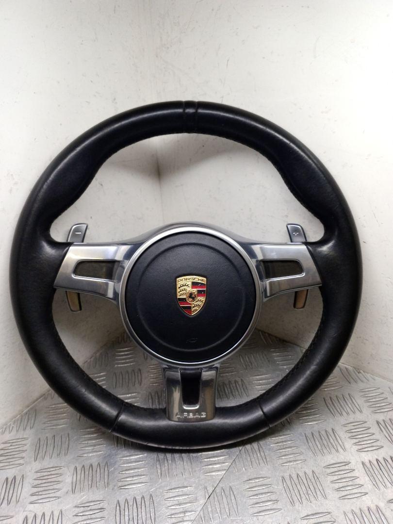 руль Porsche 911 Carrera S 991 2014, 3.8 л., MA1.03, бензин, робот, серый, задний привод, правый руль, 991347803, 991803089, 99134780331 - фото №1