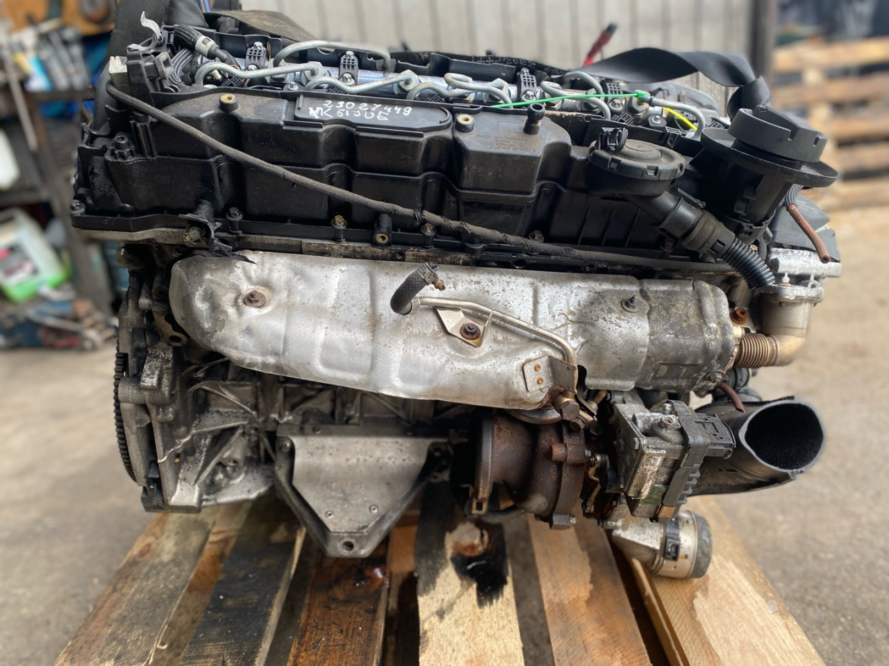 коллектор выпускной BMW 5 серия F07/F10/F11 2011, 3.0 л., N57 D30 A, дизель, АКПП, 8510293, 11628510293 - фото №1