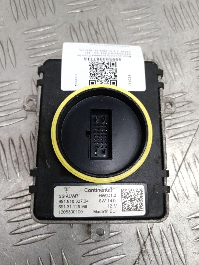 блок розжига ксенона Porsche 911 Carrera S 991 2014, 3.8 л., MA1.03, бензин, робот, серый, задний привод, правый руль, 991618327 - фото №1