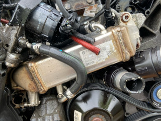 охладитель EGR / Радиатор EGR BMW 3 серия E90/E91/E92/E93 [рестайлинг] 2009, 2.0 л., N47 D20 C, дизель, МКПП, 11717810166, 7810166