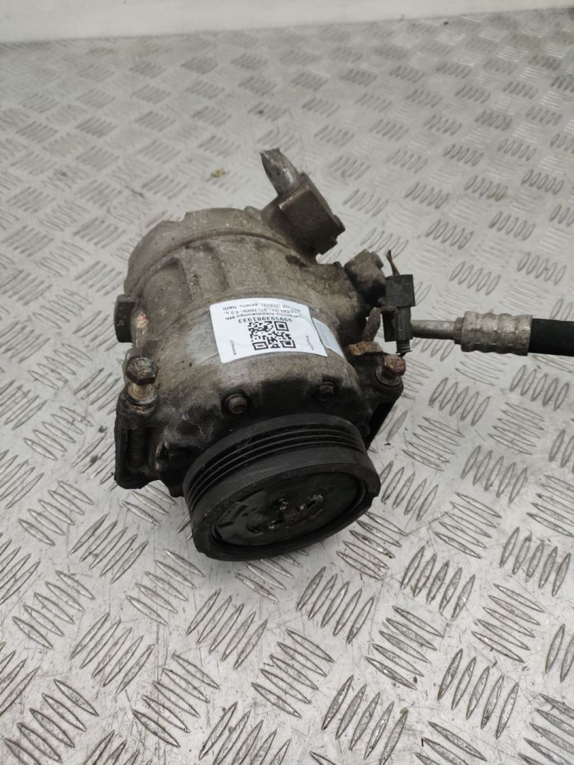 компрессор кондиционера BMW 5 серия E60/E61 2005, 3.0 л., M57 D30 (306D2), дизель, МКПП, 64526917859, 6917859 - фото №1