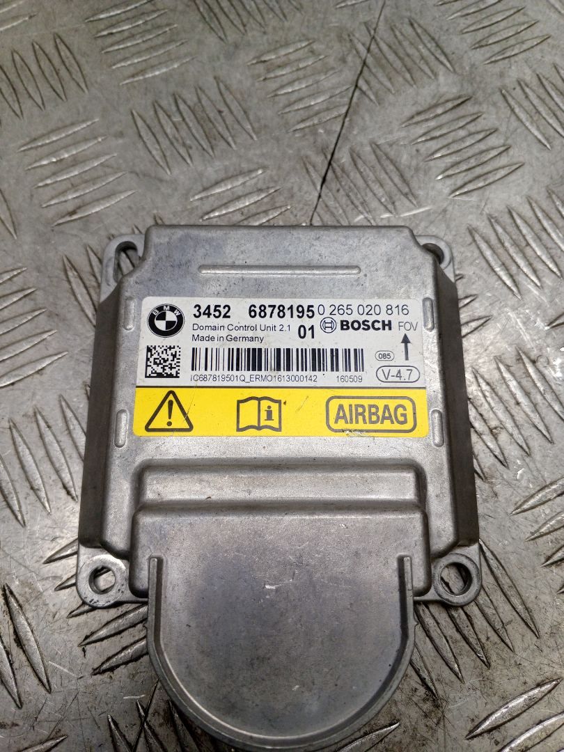 блок AirBag BMW X5 F15 2017, 3.0 л., N57 D30 B, дизель, АКПП, carbonschwarz metallic (416), внедорожник 5 дв., полный привод, правый руль, 34526878195, 6878195 - фото №1