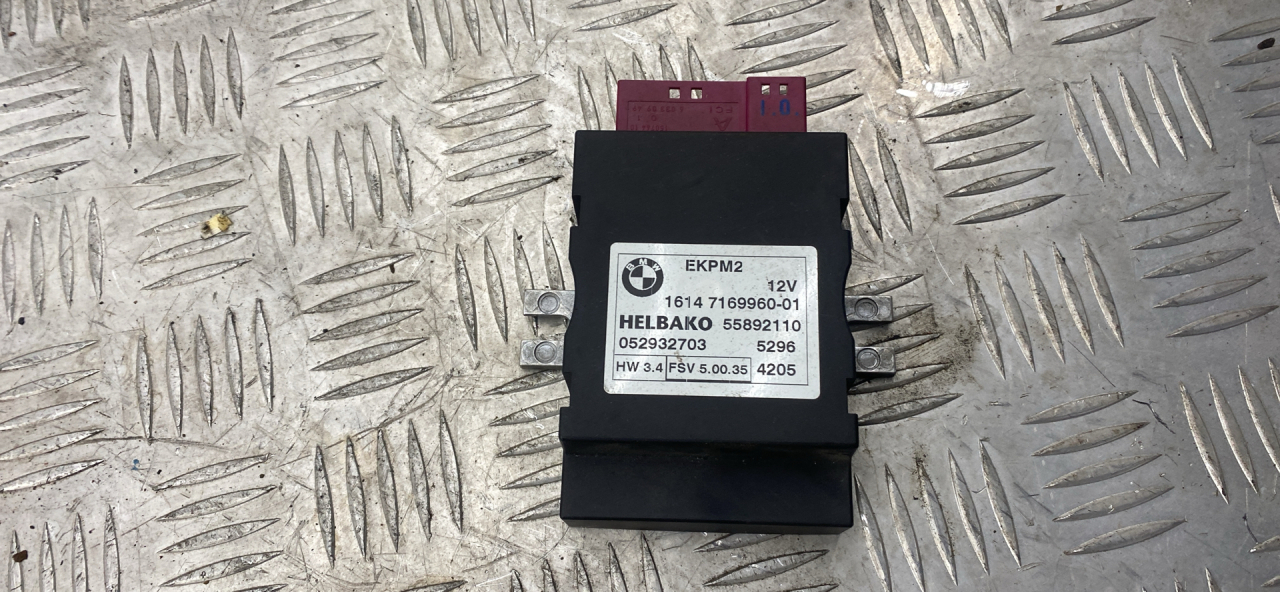 блок управления топливным насосом BMW 3 серия E90/E91/E92/E93 E90 2007, 3.0 л., N52 B30 A, бензин, АКПП, седан, 16147169960, 7169960 - фото №1