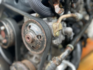 насос гидроусилителя руля Jaguar S-Type 1 поколение [рестайлинг] 2007, 2.7 л., AJD, дизель, АКПП