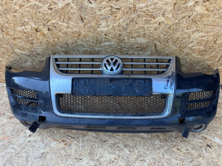 бампер передний Volkswagen Touareg 1 поколение [рестайлинг] 2009