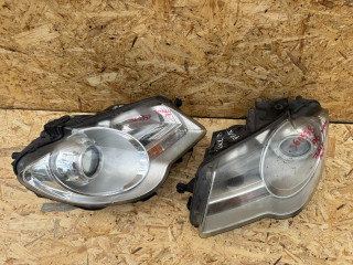 фара левая Volkswagen Touran 1 поколение [рестайлинг] 2008