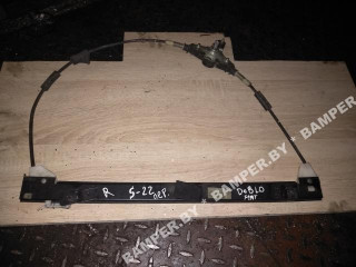 стеклоподъемник передний правый Fiat Doblo 1 поколение 2002, 1.9 л., дизель, минивэн