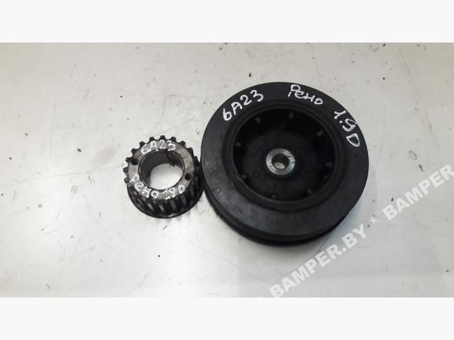 шкив коленвала Renault Kangoo 1 поколение 1999, 1.9 л., дизель, минивэн - фото №1