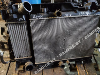 интеркулер Peugeot 407 1 поколение 2007, 2.0 л., дизель, седан