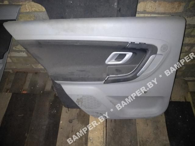обшивка двери задняя левая Skoda Fabia 2 поколение (5J) 2008, 1.2 л., бензин, хетчбэк 5 дв. - фото №1