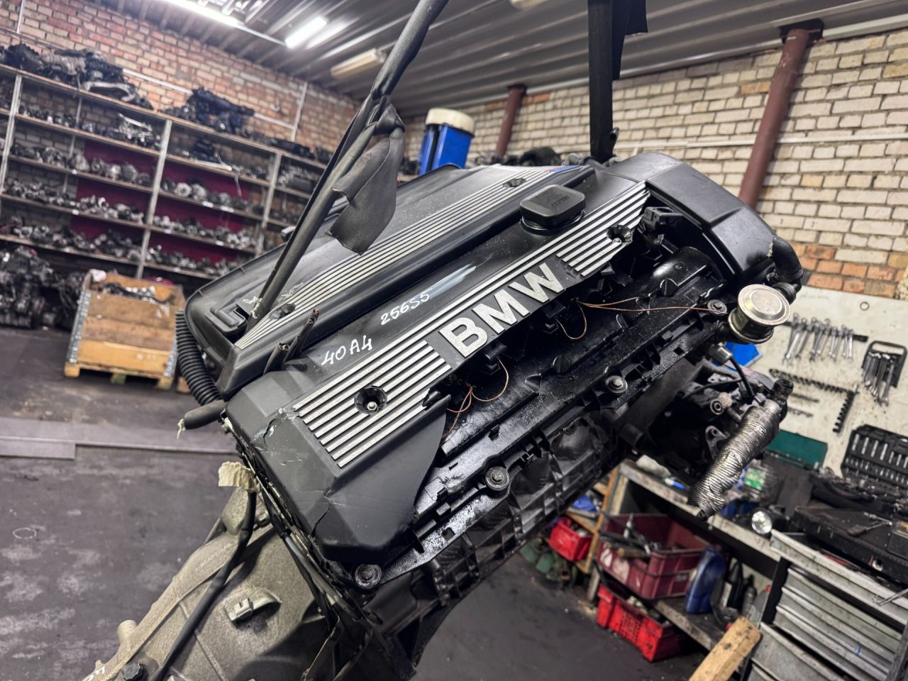 двигатель BMW 3 серия E46 2001, 2.5 л., i, M54 B25 (256S5), бензин, АКПП, 256S5, M54B25 - фото №1