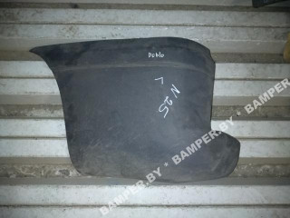 клык бампера задний левый Fiat Doblo 1 поколение [рестайлинг] 2006, 1.3 л., дизель