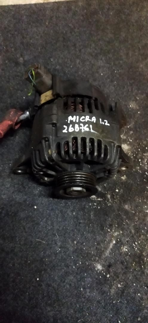 генератор Nissan Micra 3 поколение (K12) 2003, 1.2 л. - фото №1